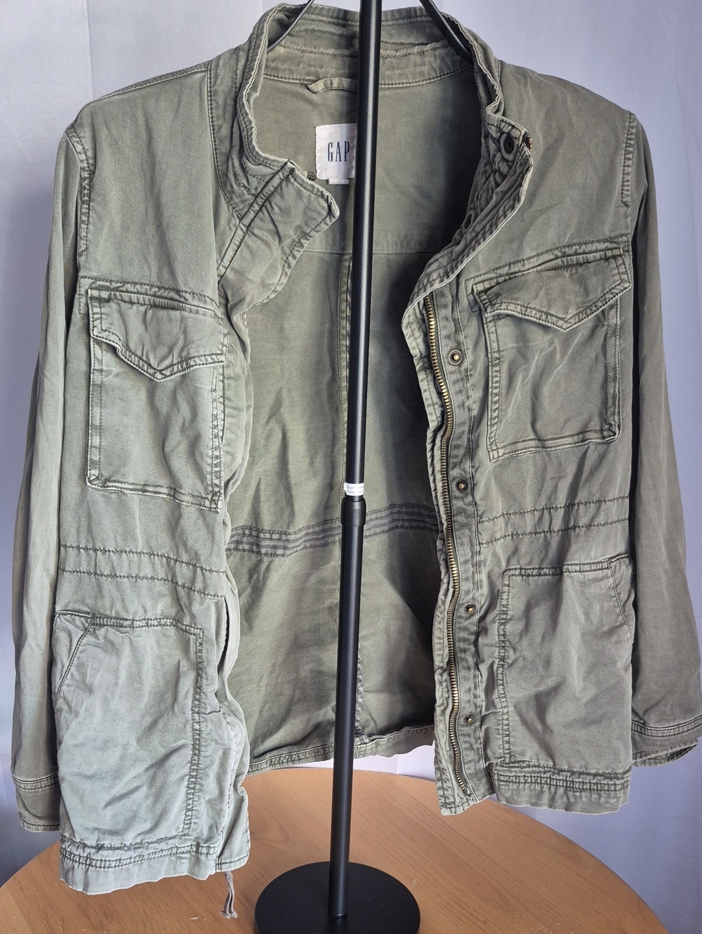 GAP Olive Green Utility Jean Jacket